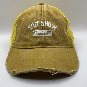 Shit Show Supervisor Adjustable Hat